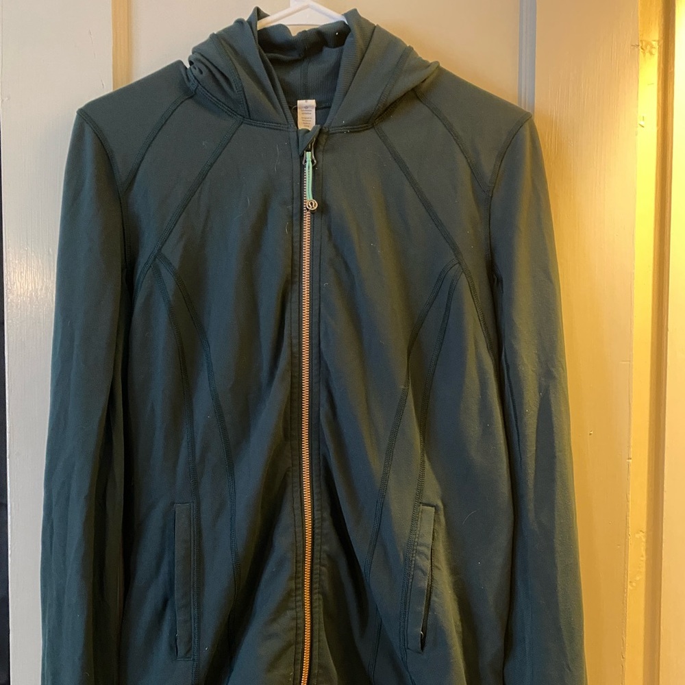 lululemon dark green jacket
